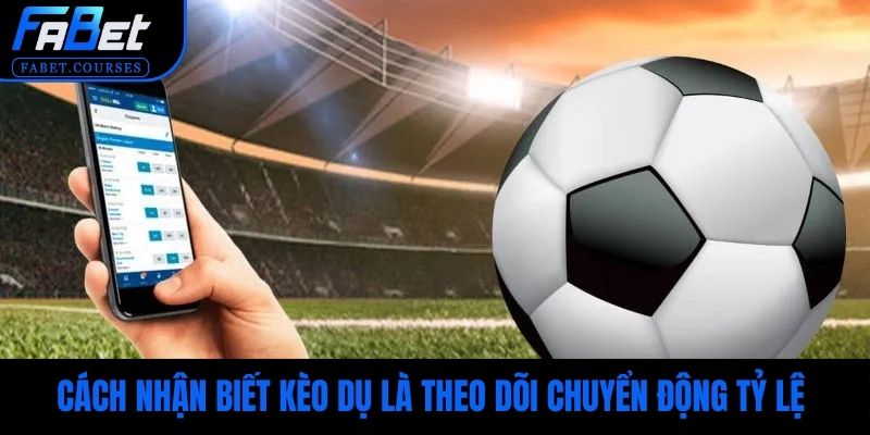 Cách nhận biết kèo dụ là theo dõi chuyển động tỷ lệ